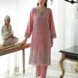 EMBROIDERED VELVET 2PC